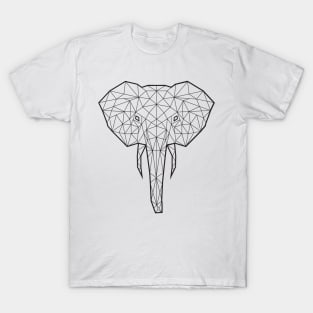 Geometric low poly elephant T-Shirt